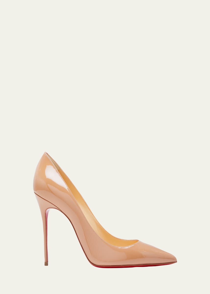 Christian Louboutin Decollette Pointed-Toe Red Sole Pumps