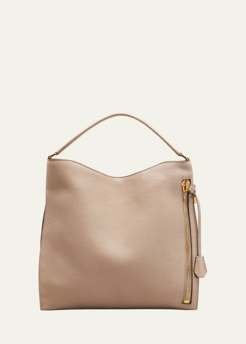 TOM FORD Alix Hobo Large in Grained Leather