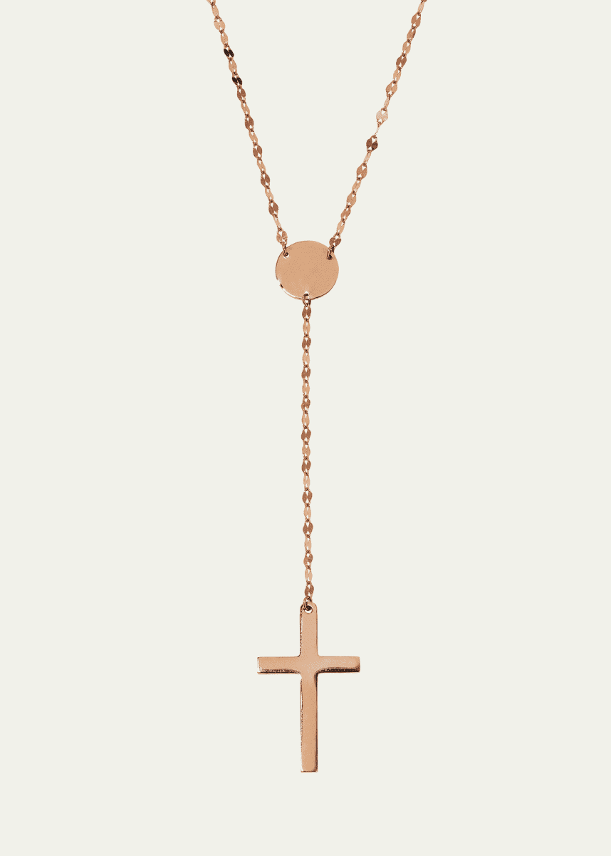 Lana Gold Crossary Necklace