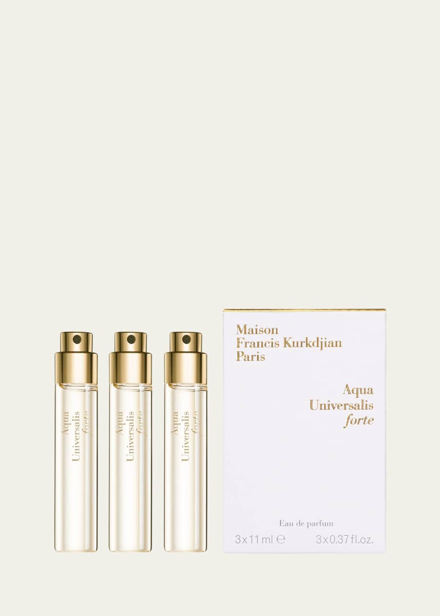Maison Francis Kurkdjian Aqua Universalis forte Eau de Parfum Travel Spray Refills, 3 x 0.37 oz.