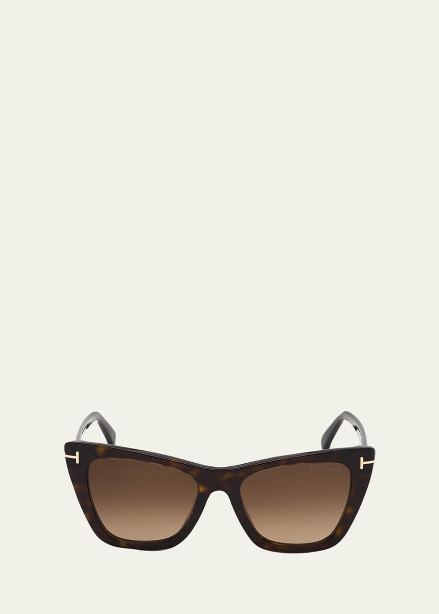 TOM FORD Poppy Acetate Cat-Eye Sunglasses