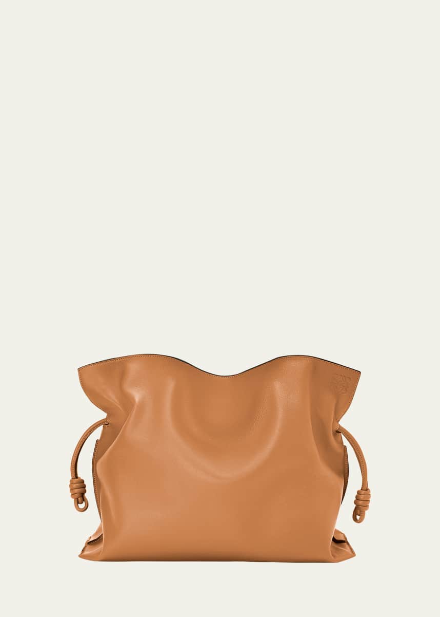 Loewe Flamenco XL Shoulder Bag in Napa Leather with Blind Embossed Anagram