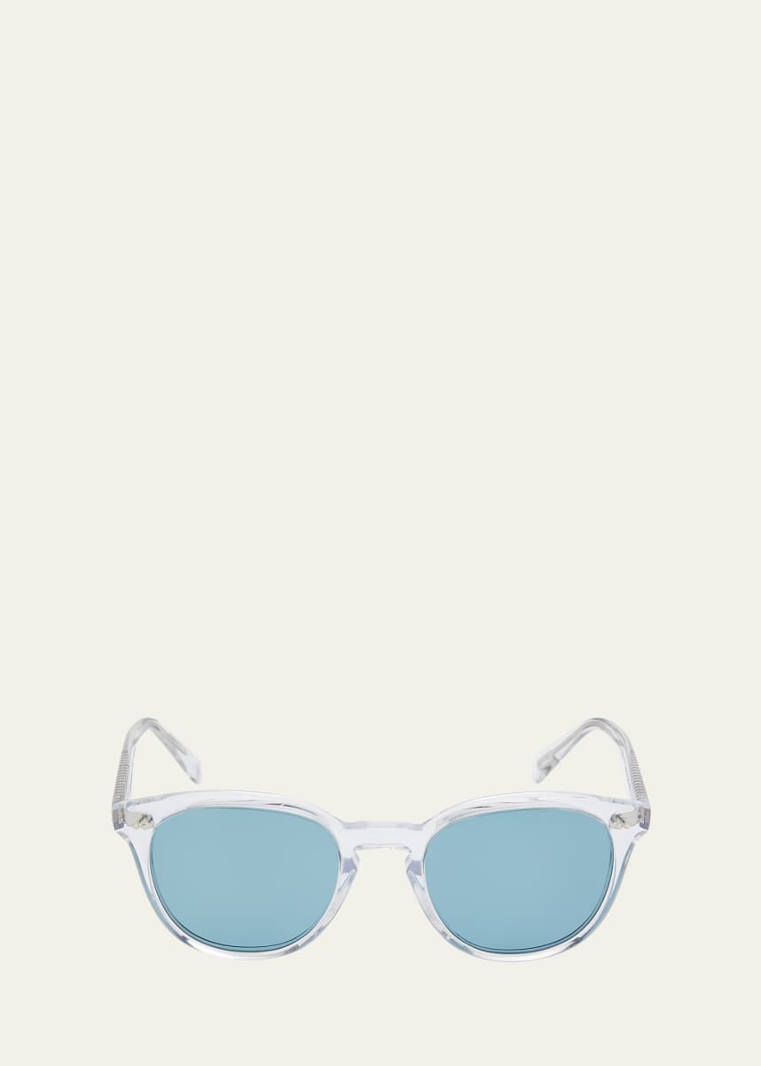 Oliver Peoples Desmon Round Polarized Acetate Sunglasses