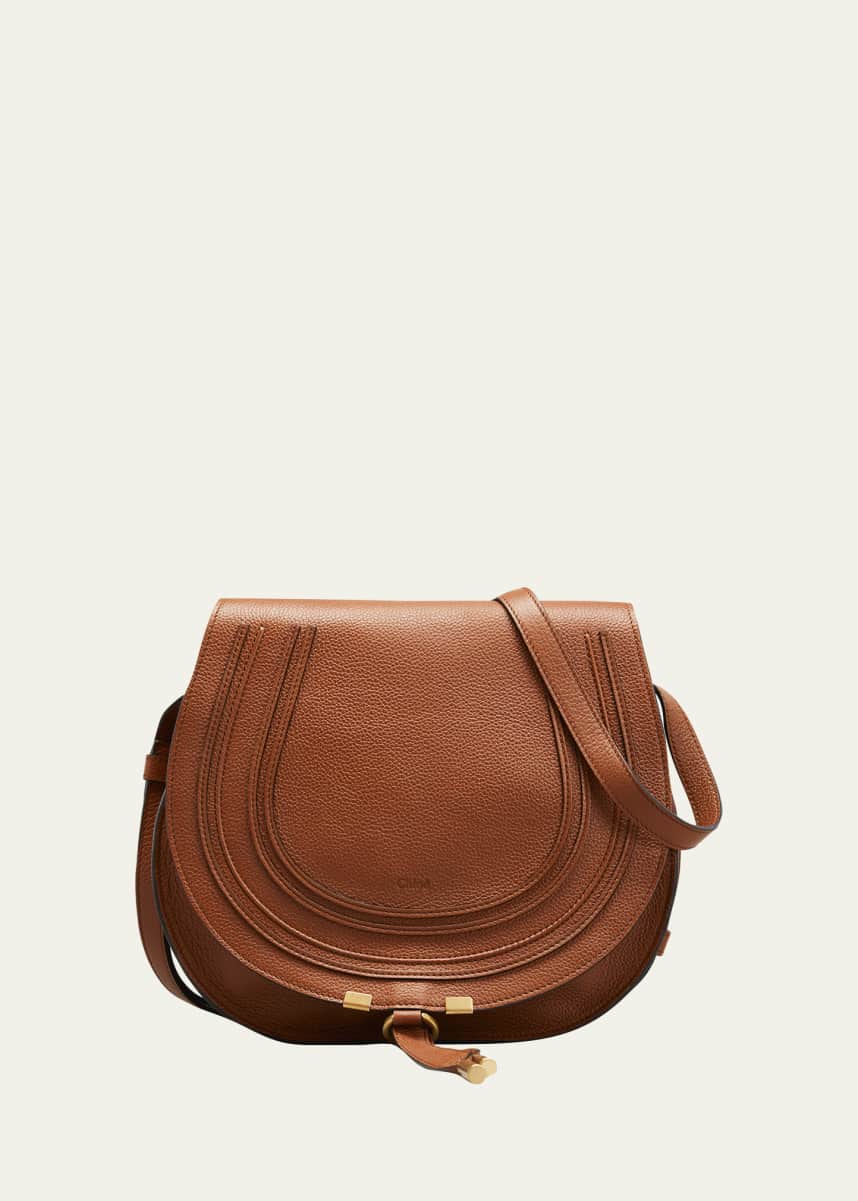 Chloe Marcie Medium Crossbody Bag in Grained Leather