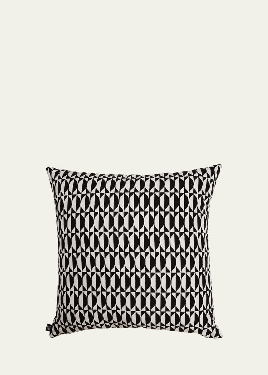 Fornasetti Geometric Outdoor Cushion, 24"Sq.