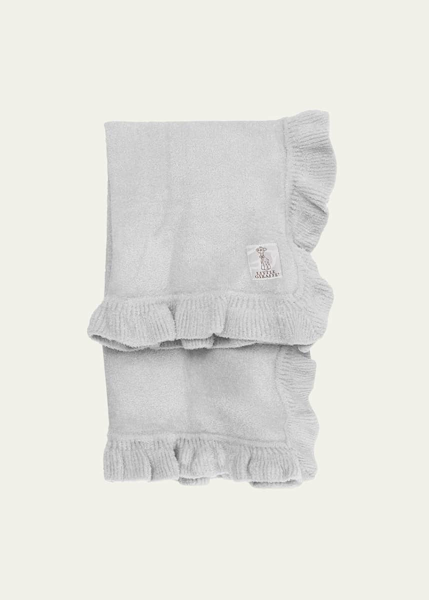 Little Giraffe Kid's Dolce Ruffle Blanket