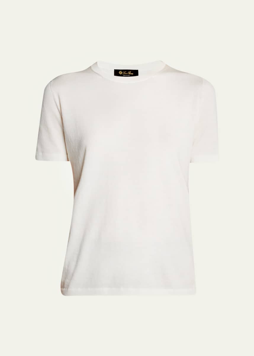 Loro Piana Angera Knit Crewneck T-Shirt