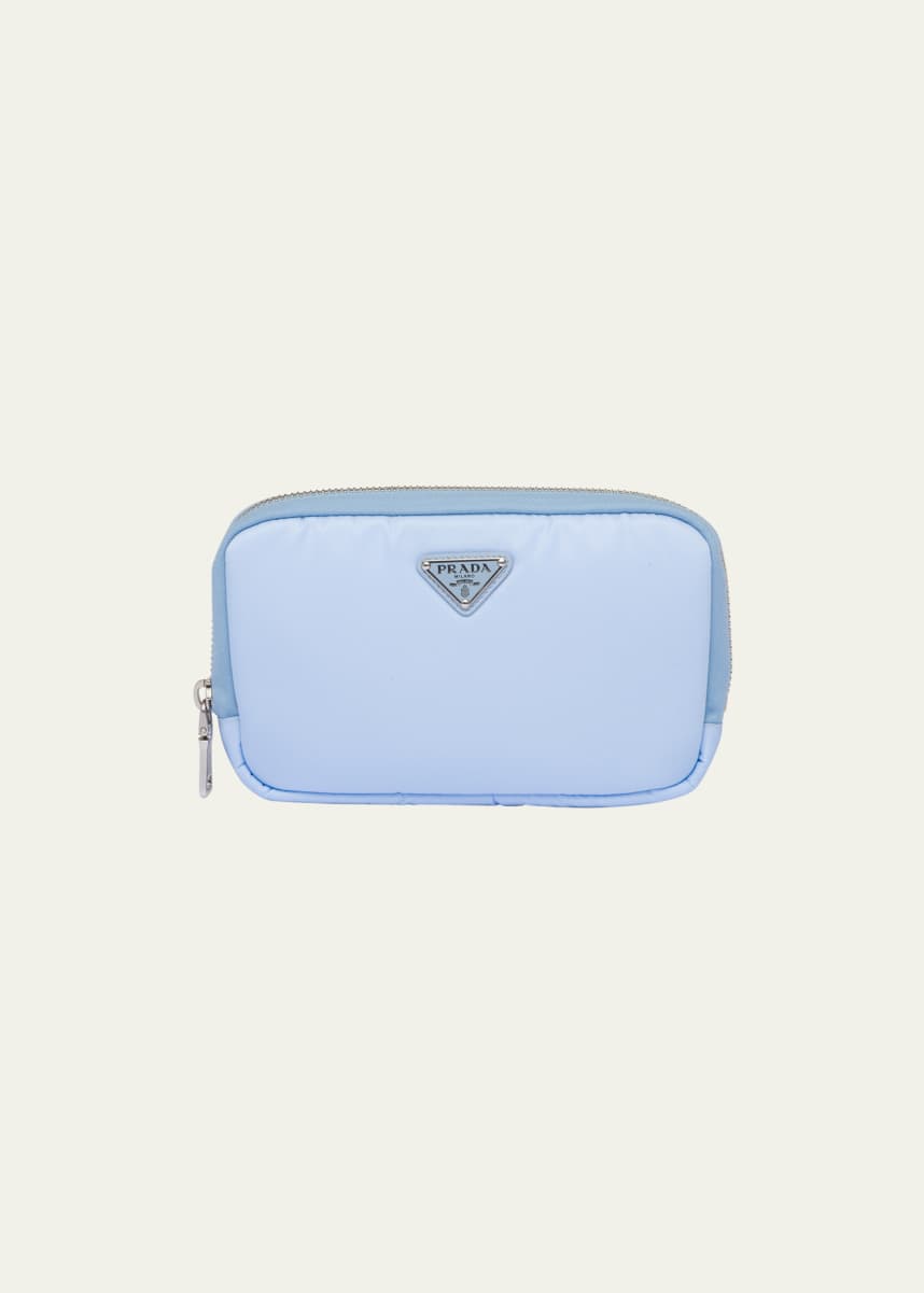 Prada Zip Recycled Nylon Wallet