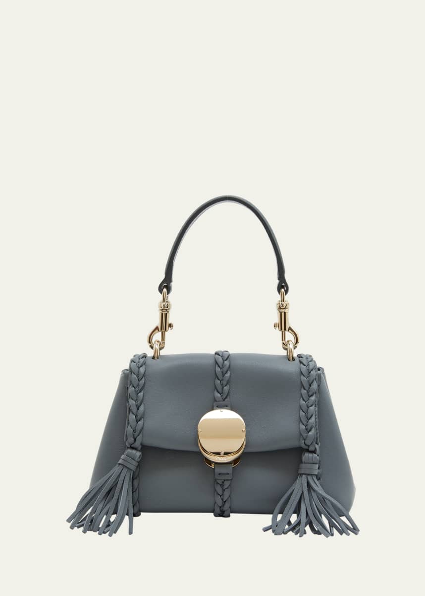 Chloe Penelope Mini Top-Handle Bag in Napa Leather