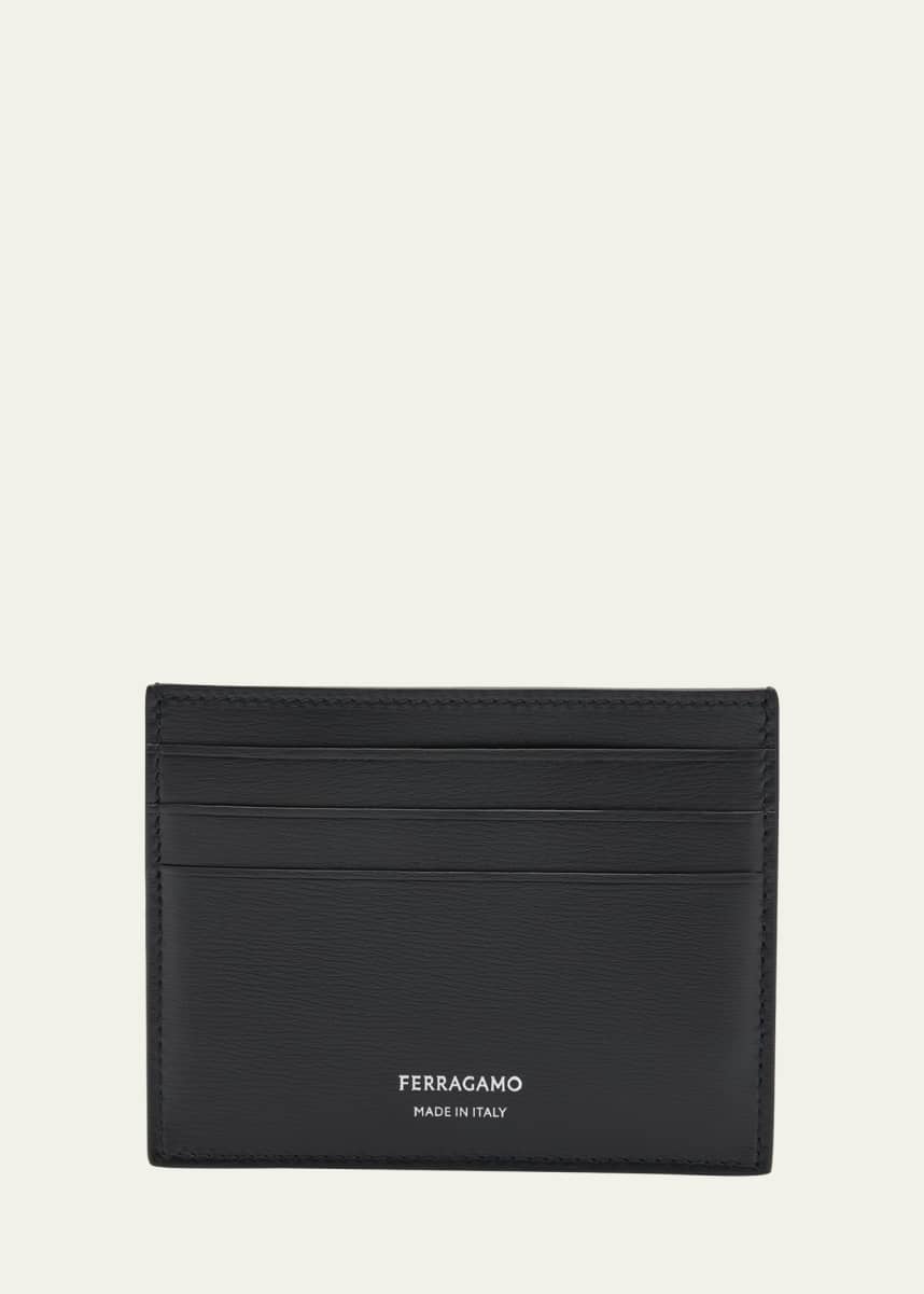 Ferragamo Men's Slim Leather Card Holder