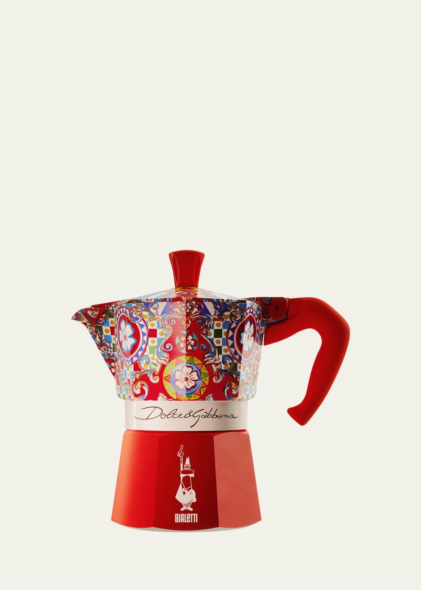 Bialetti x Dolce&Gabbana x Bialetti Moka Express 3-Cup Stovetop Coffee Pot