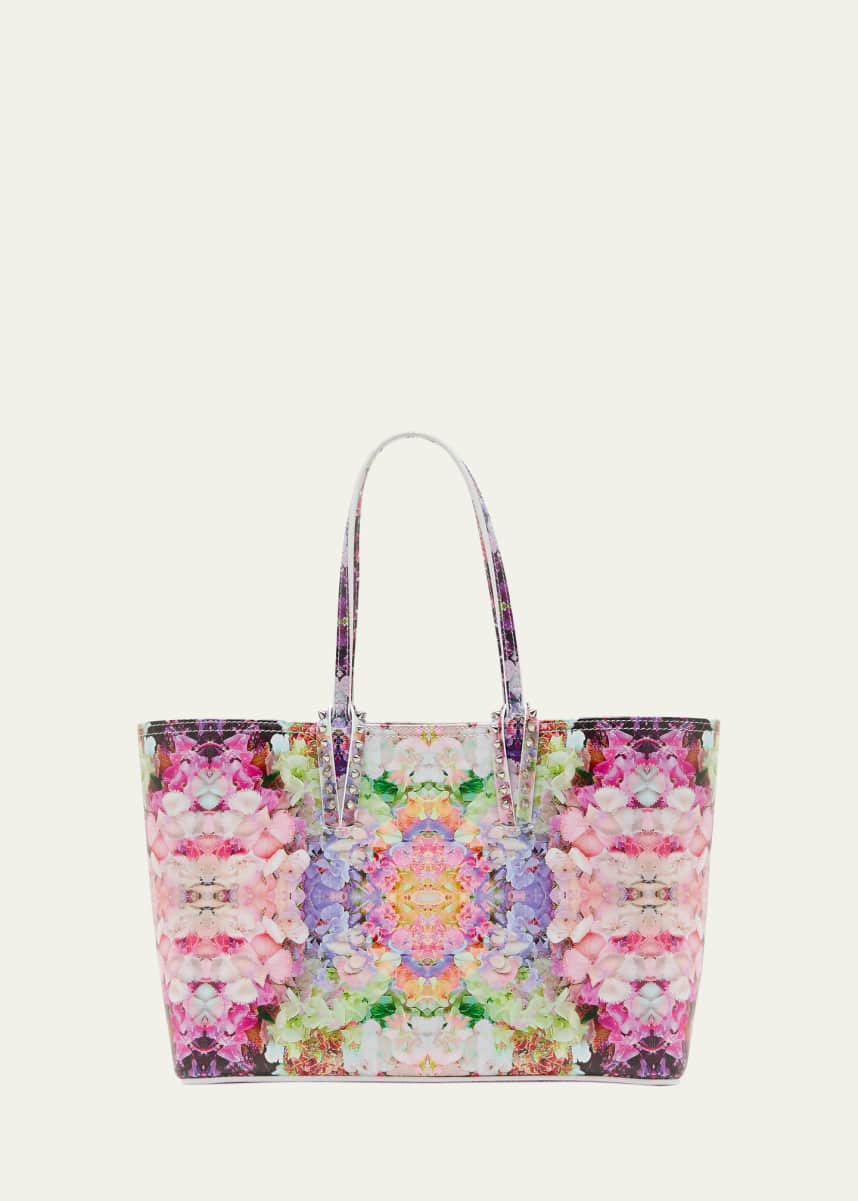 Christian Louboutin Cabata Small Tote in Paris Blooming Patent Leather