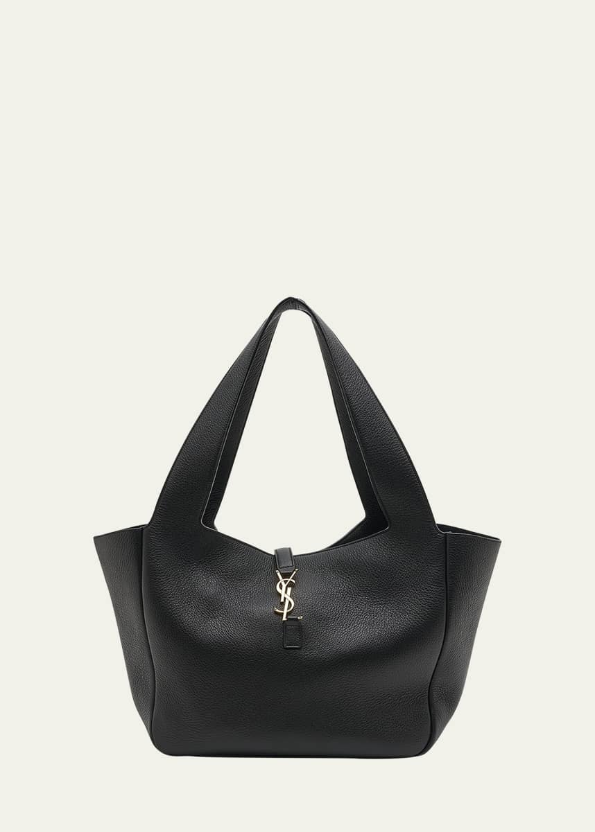 Saint Laurent Bea Cabas YSL Tote Bag in Supple Leather