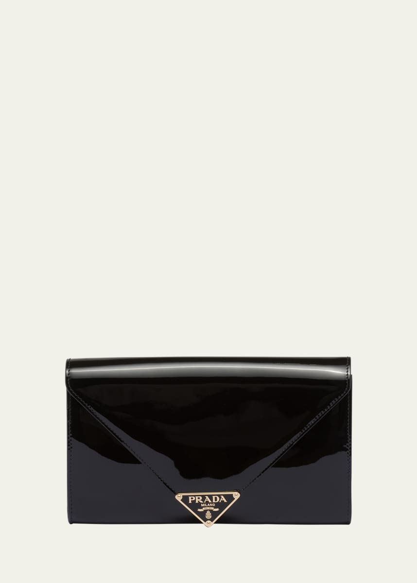 Prada Phone Vernice Leather Pouch Bag