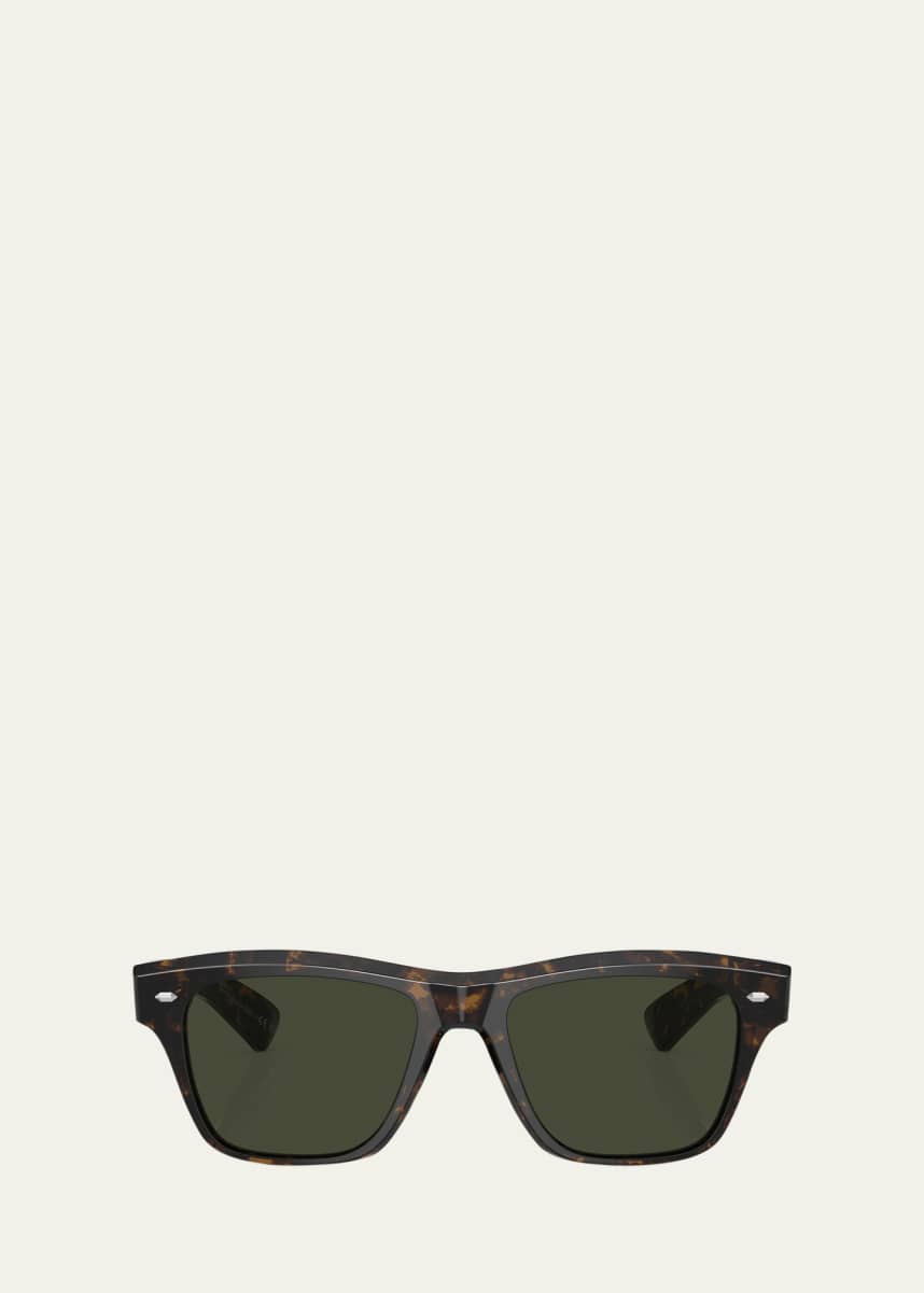 Oliver Peoples Polarized Acetate Square Sunglasses