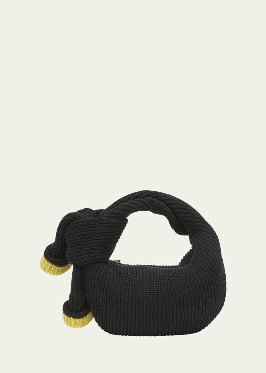 Bottega Veneta Jodie Mini Jumper Knit Top-Handle Bag