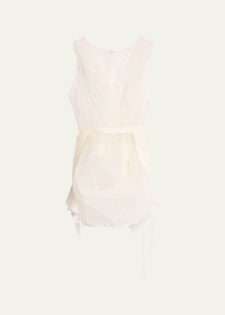 Marc Jacobs Runway Sheer Mini Dress with Lace Inserts