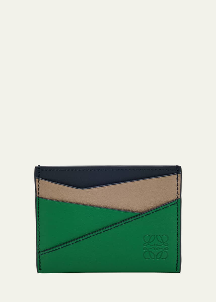 Loewe Men's Puzzle Calfskin Card Holder
