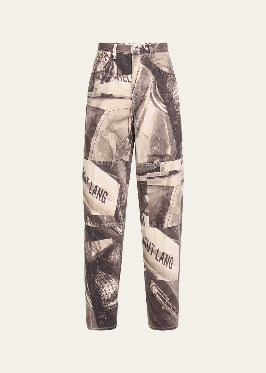 Helmut Lang Men's Graphic Carpenter Jeans