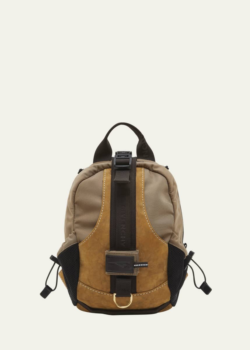 Givenchy Men's G-Trail Small Backpack with Suede Detail