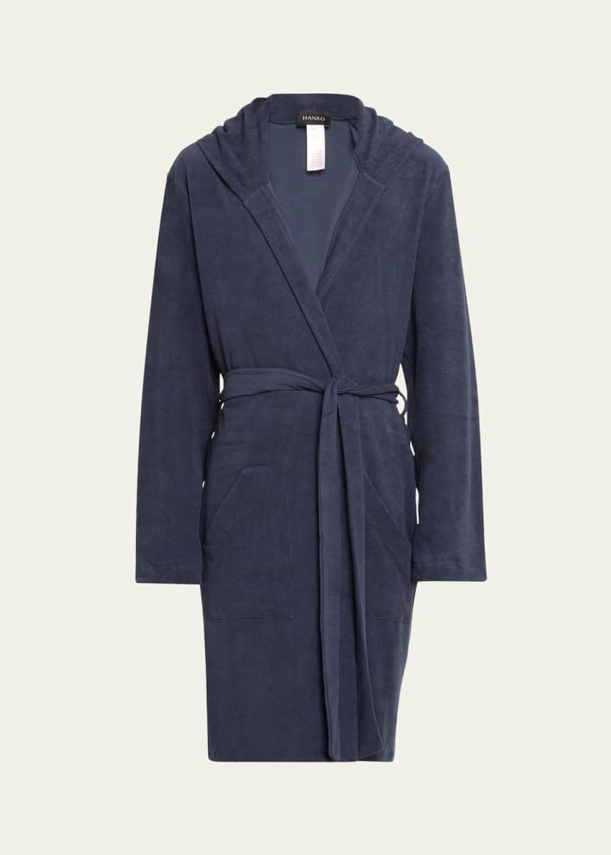 Hanro Men's Night and Day Hooded Terry Robe