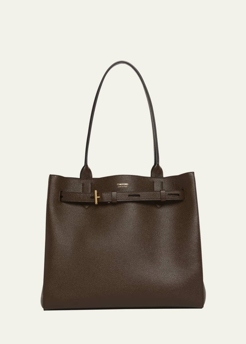 TOM FORD Audrey Medium Tote Bag in Grain Leather