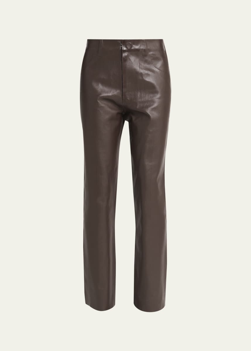 Marni High Waisted Straight Fit Trousers