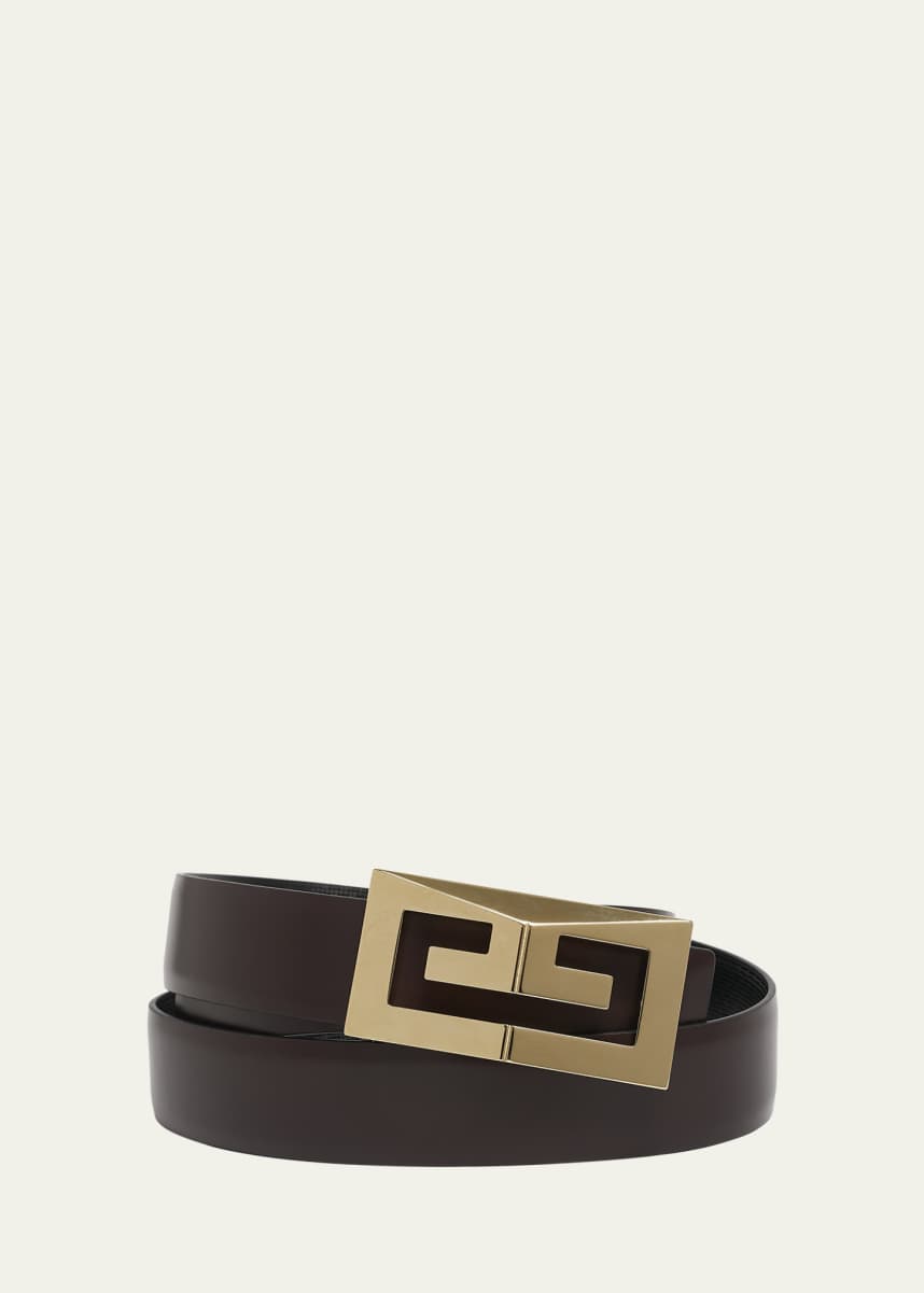 Givenchy Men's GG Reversible Leather Belt