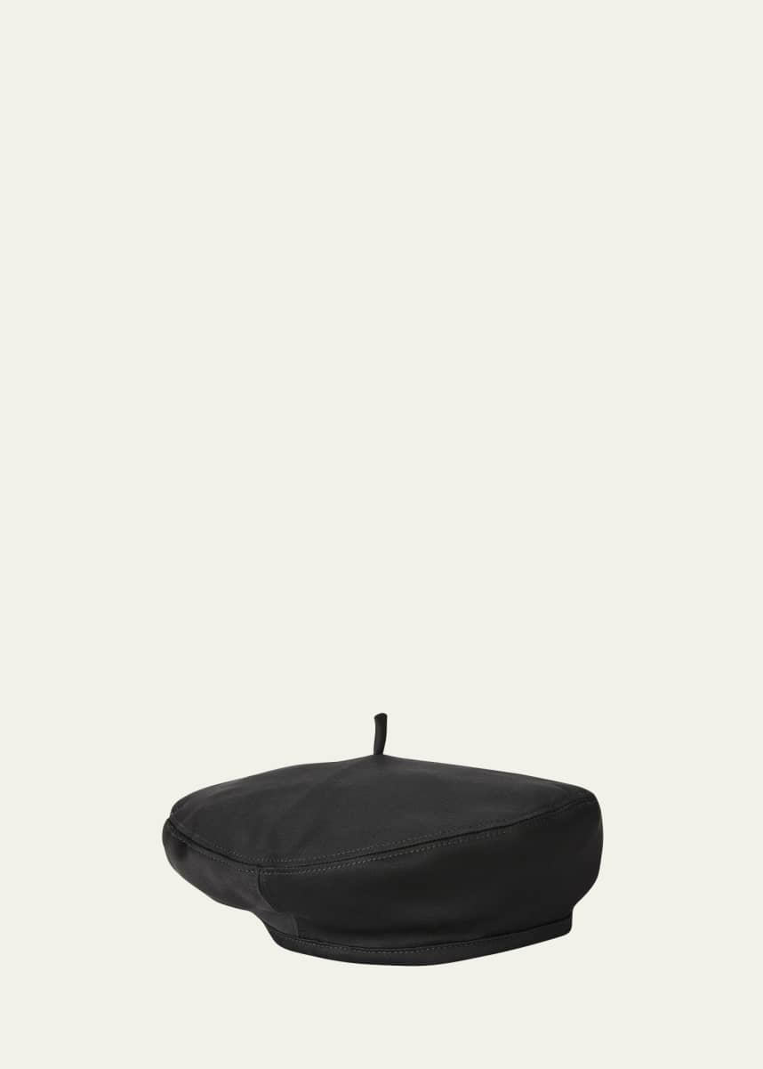 Loro Piana Mireille Satin Beret