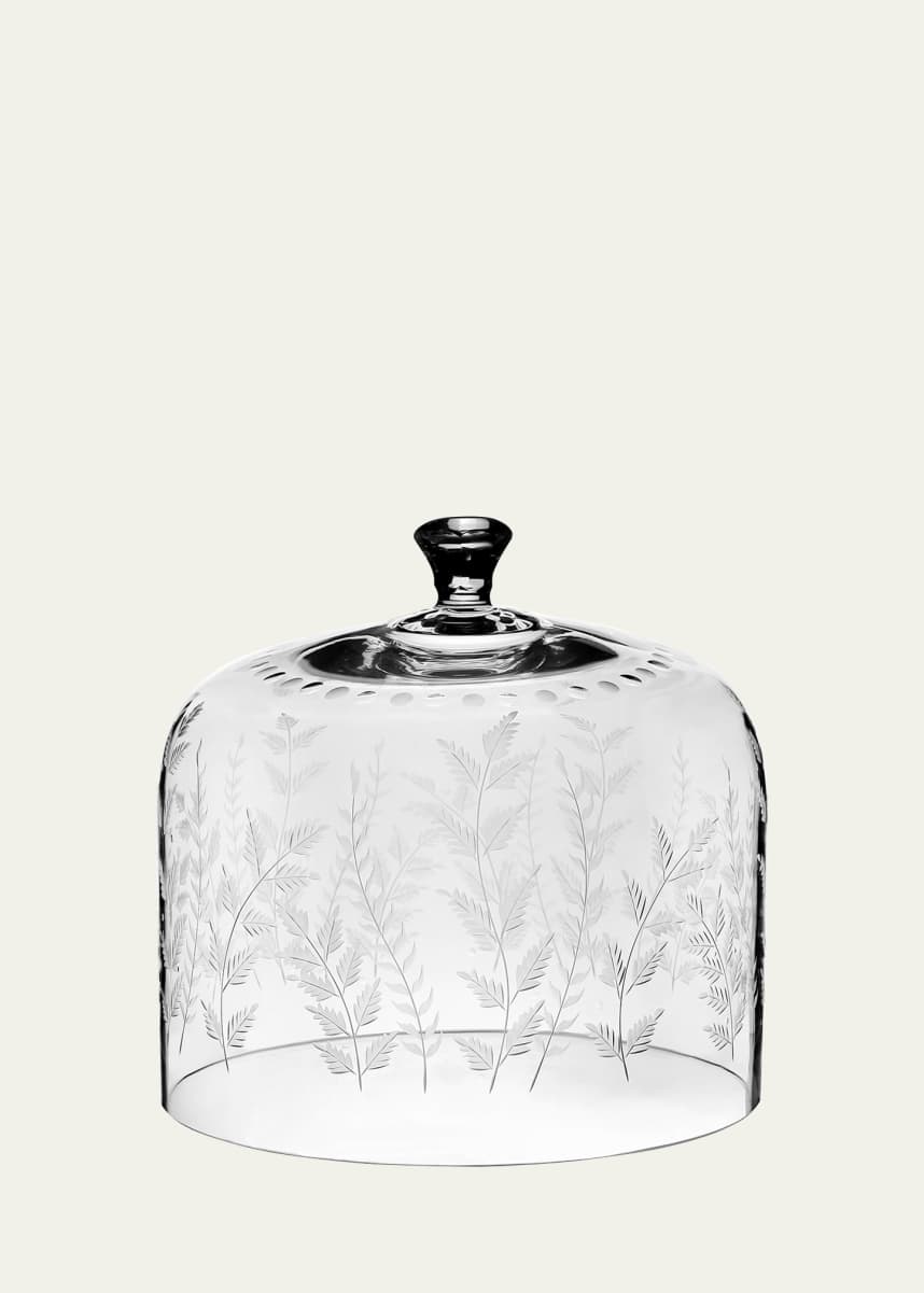 William Yeoward Crystal Fern Cake Dome