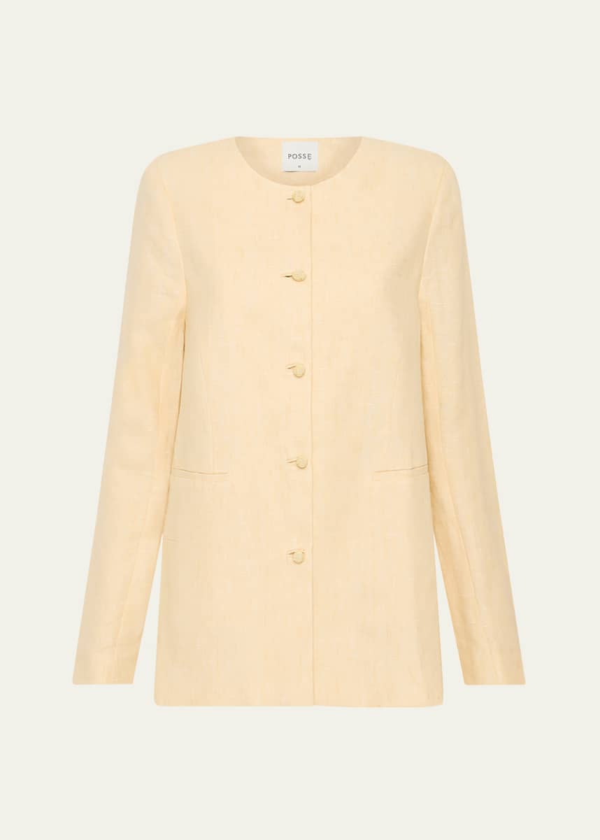 Posse Rio Linen Shift Jacket