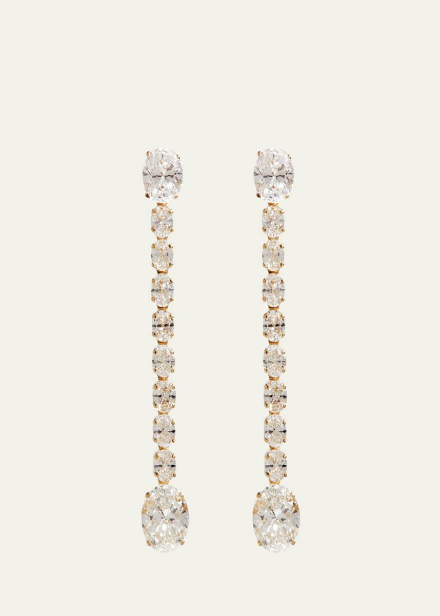 Kendall Row 14K Yellow Gold Lab Grown Diamond Dangle Earrings