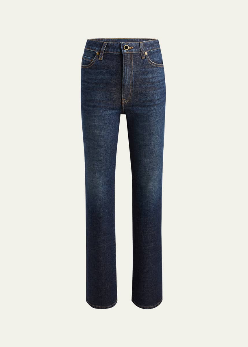 Khaite Danielle Straight Leg Jeans