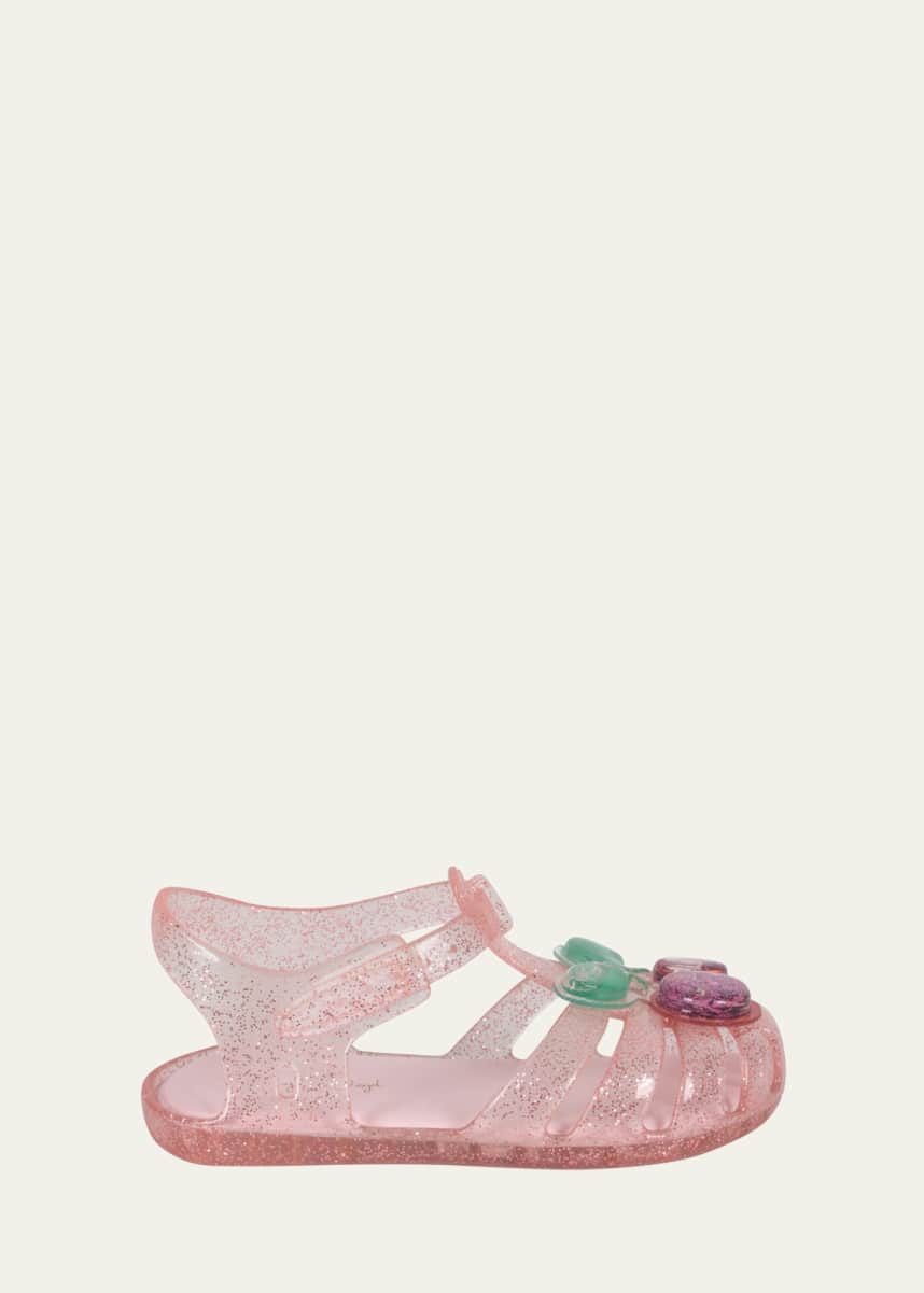 Konges Slojd Girl's Lilo Cherry Jelly Sandals, Baby/Toddler/Kids