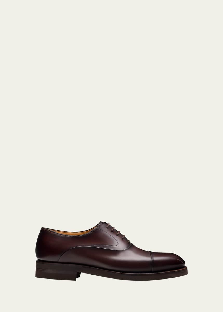 Magnanni Men's Omega Cap-Toe Leather Oxfords