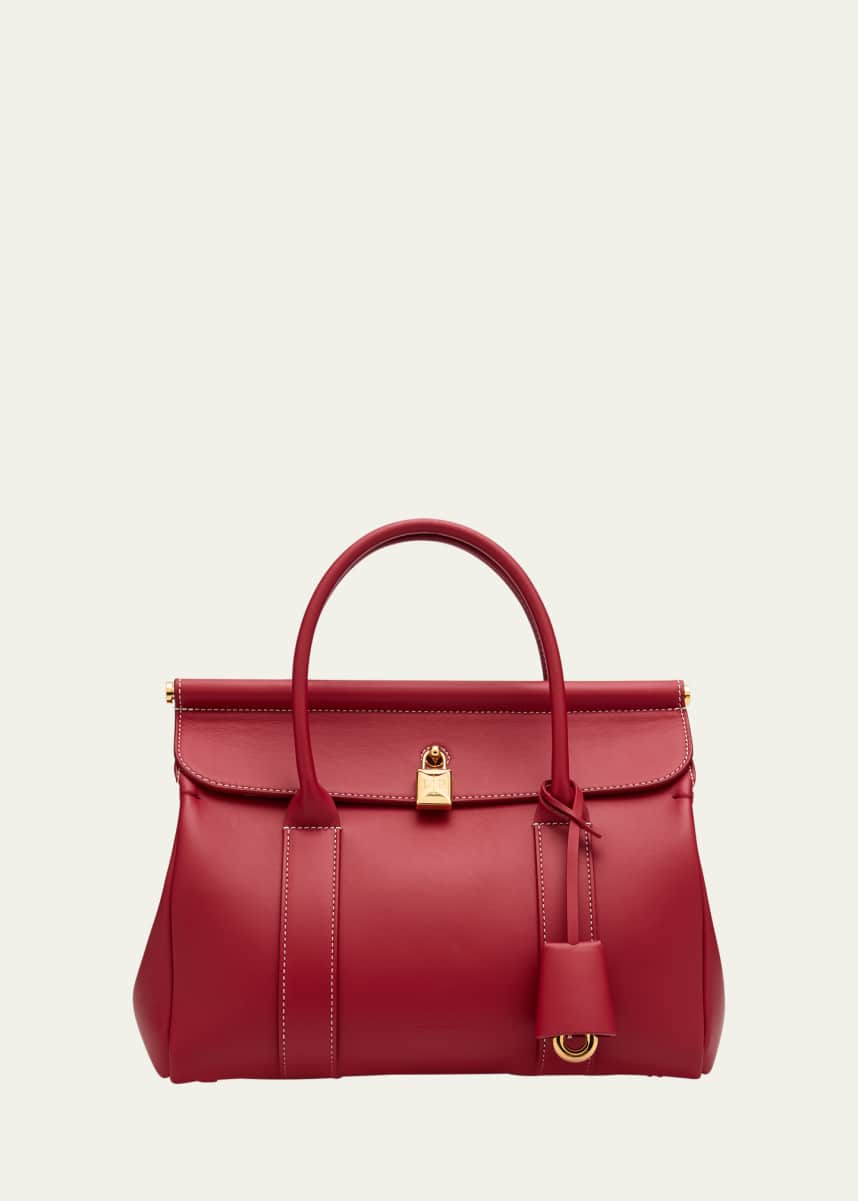 Loro Piana Loom L25 Leather Top-Handle Bag