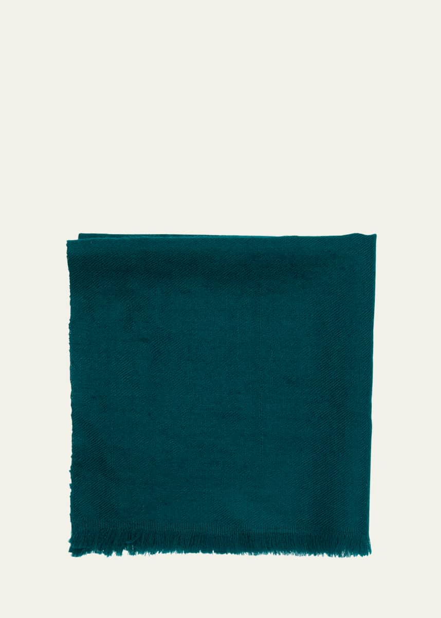 Anderson & Sheppard Men's Cashmere Pocket Square