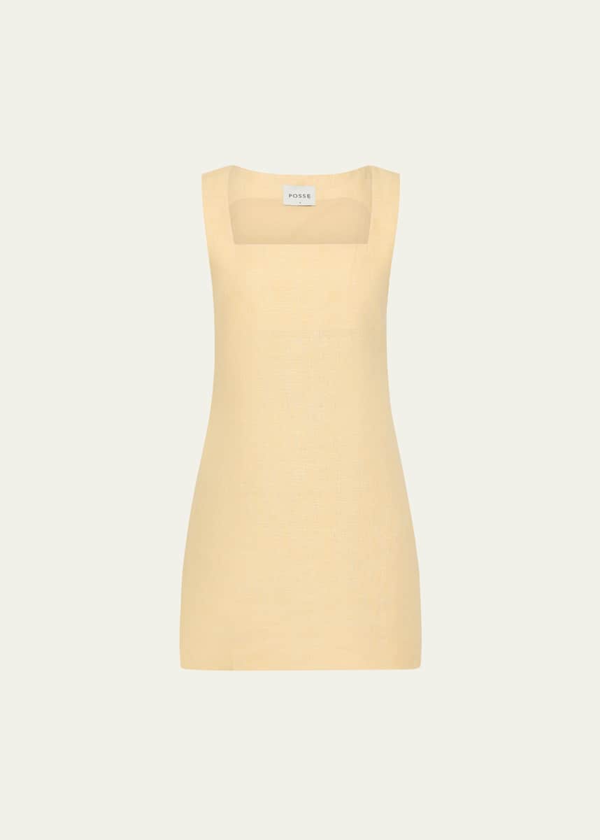 Posse Alice Linen Mini Dress
