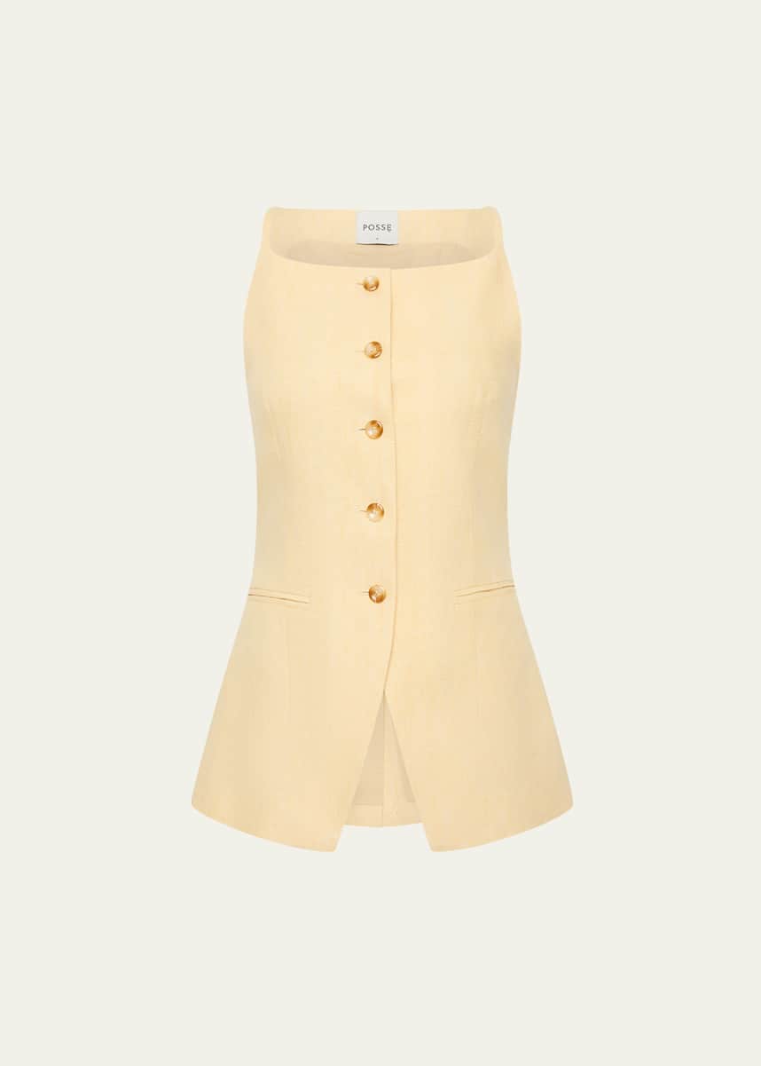 Posse Nancy Linen Gilet
