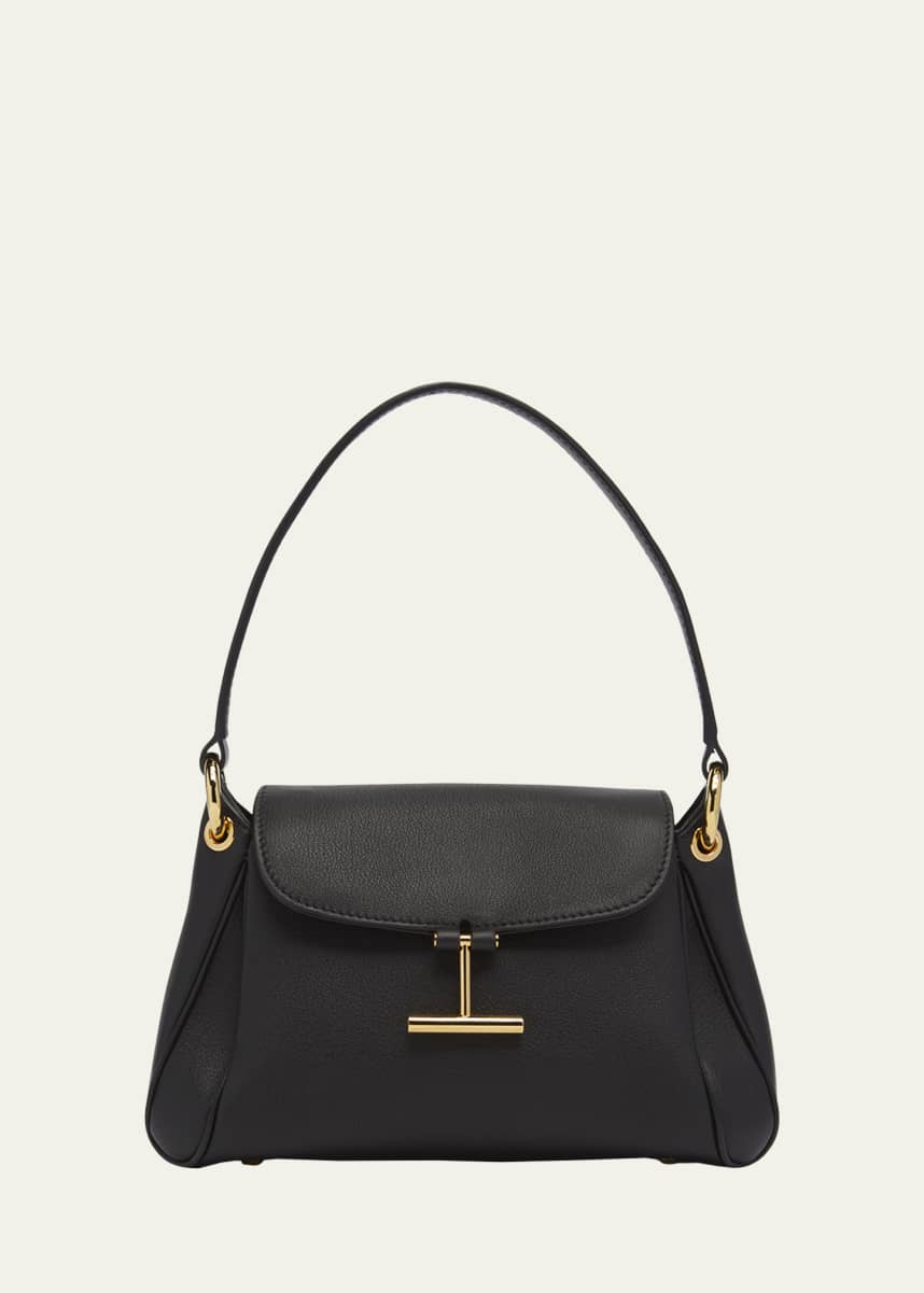 TOM FORD Tara Small Shoulder Bag in Grain Leather