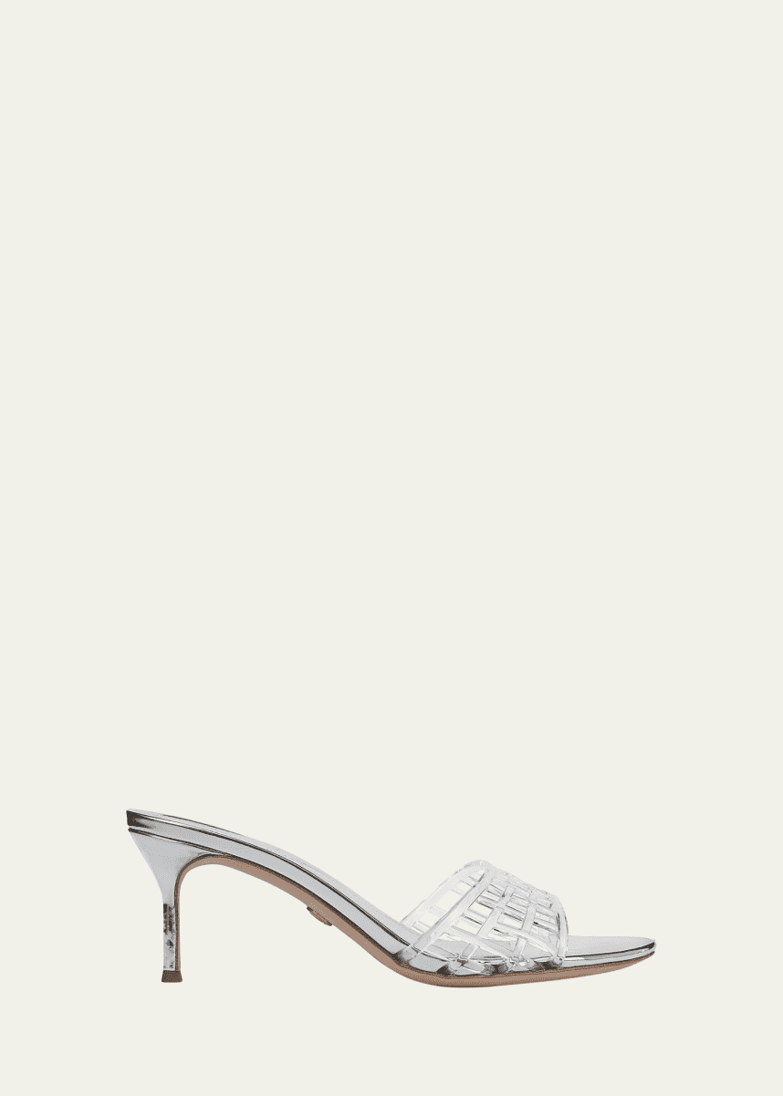 Veronica Beard Tia Jelly Stiletto Slide Sandals