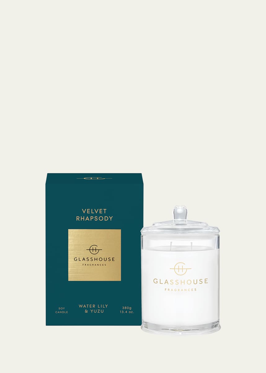 GLASSHOUSE FRAGRANCES Velvet Rhapsody Candle, 13.4 oz.