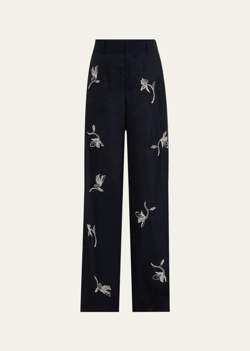 Cinq a Sept Zinon Falling Lillies Pants