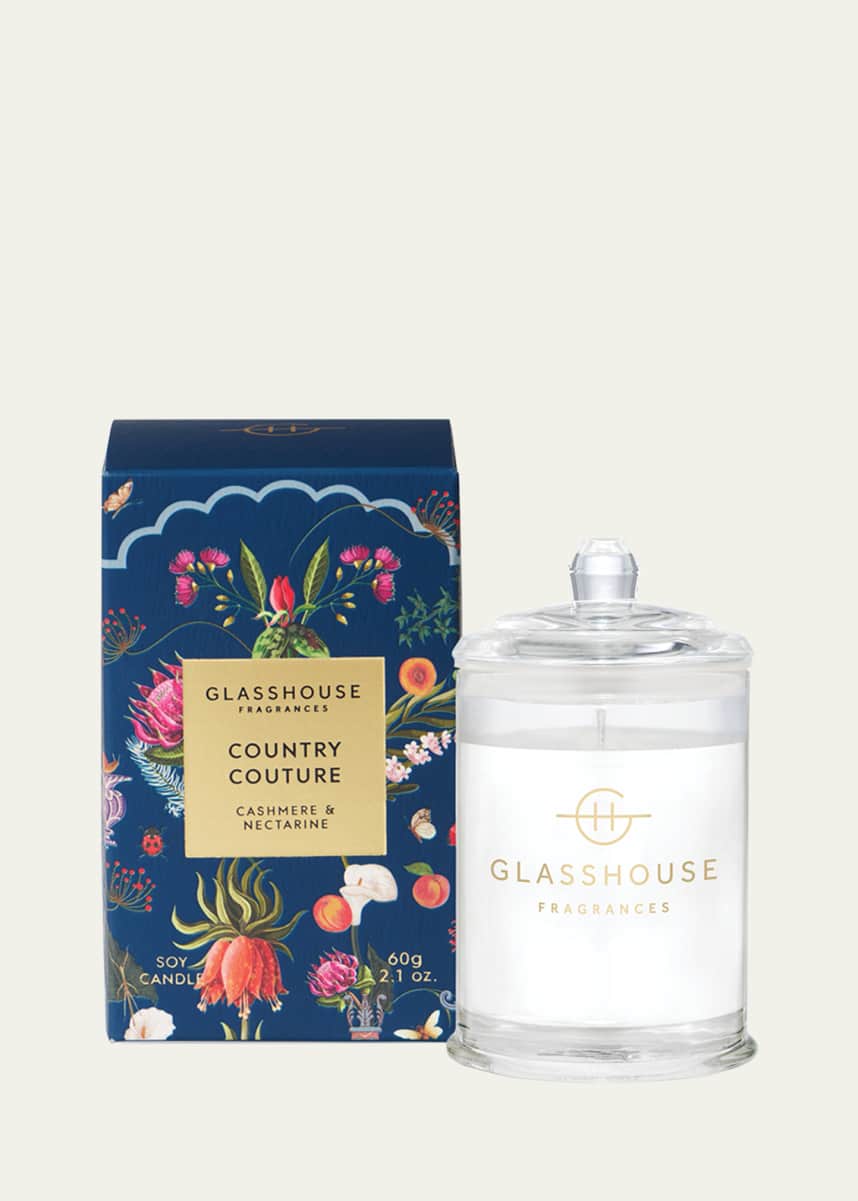 GLASSHOUSE FRAGRANCES Country Couture Candle, 2.1 oz.