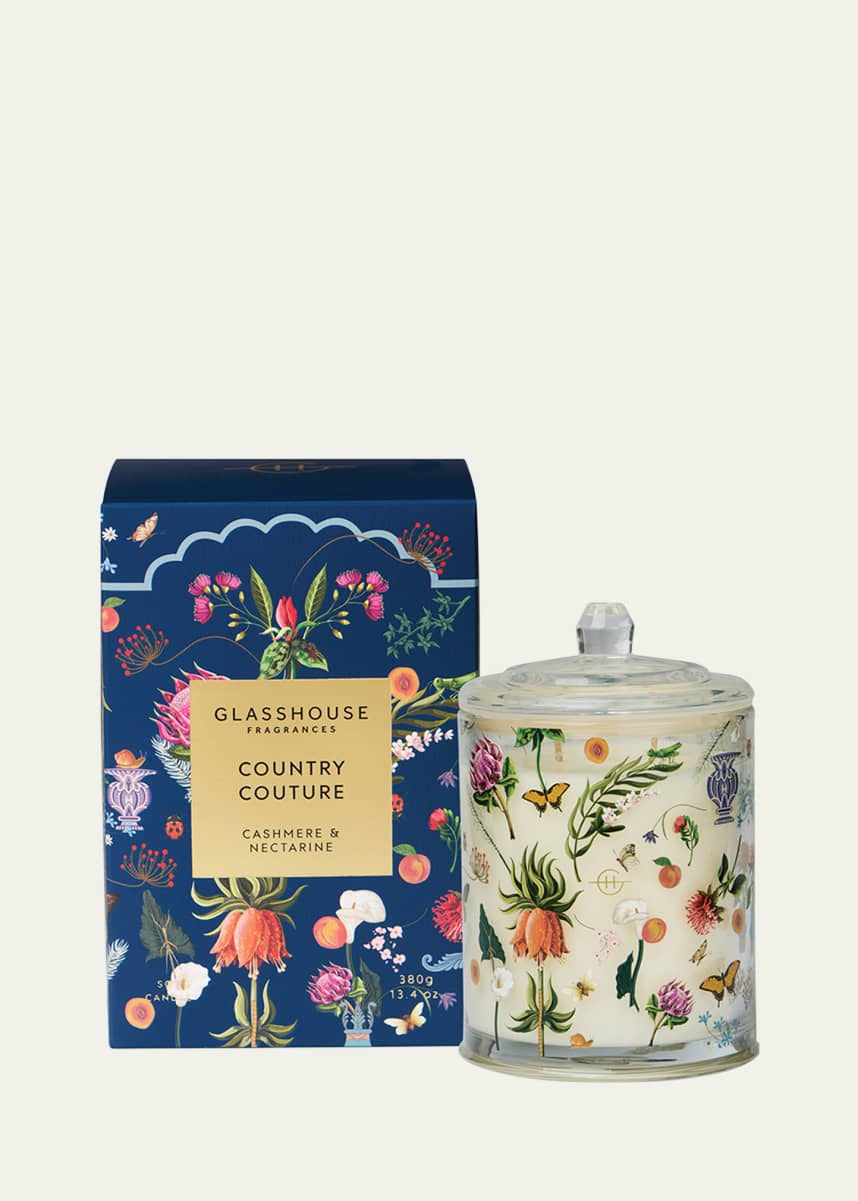 GLASSHOUSE FRAGRANCES Country Couture Candle, 13.4 oz.