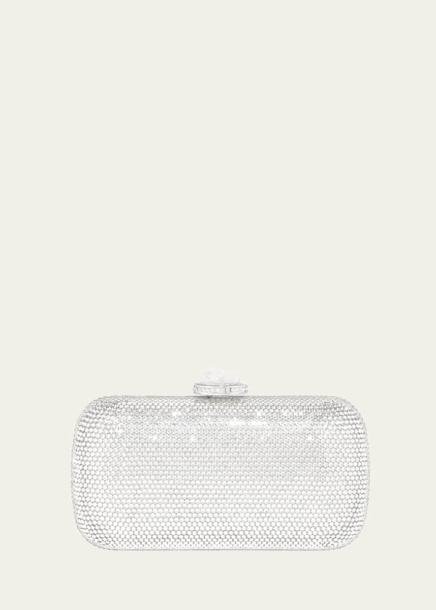 Judith Leiber Couture Soap Dish Crystal Clutch Bag