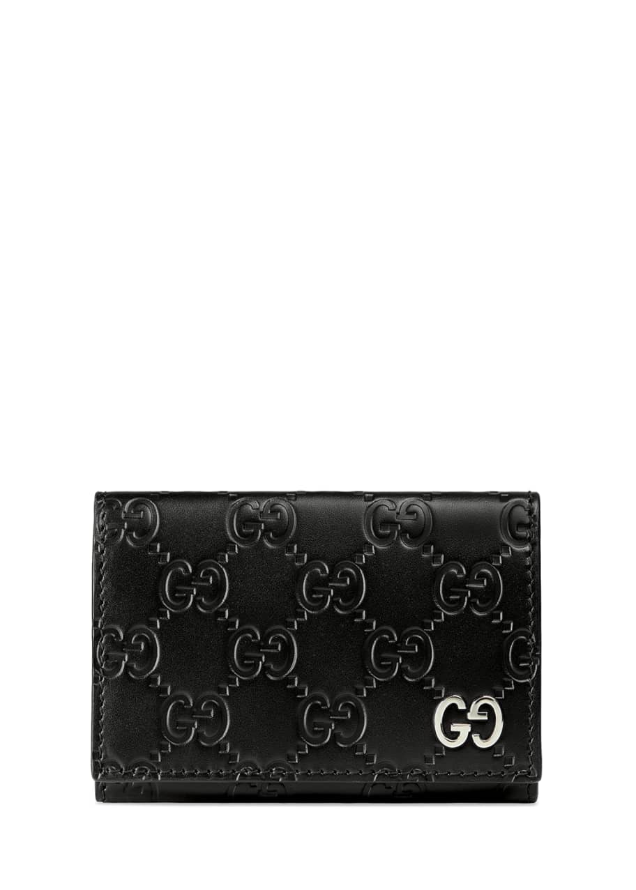 Image 1 of 1: Gucci Signature Leather Card Case