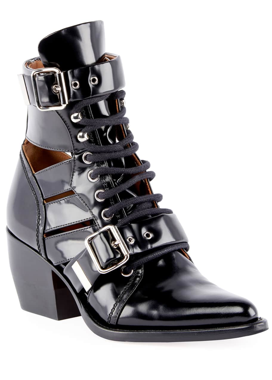 Image 1 of 1: Rylee Lace-Up Box Calf Boot