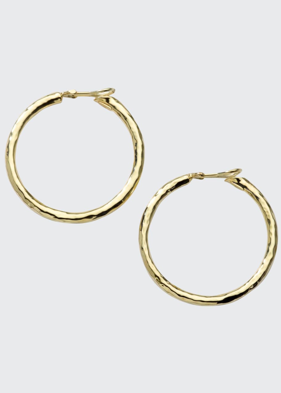 Image 1 of 1: Glamazon Thick Hoop Clip Earrings