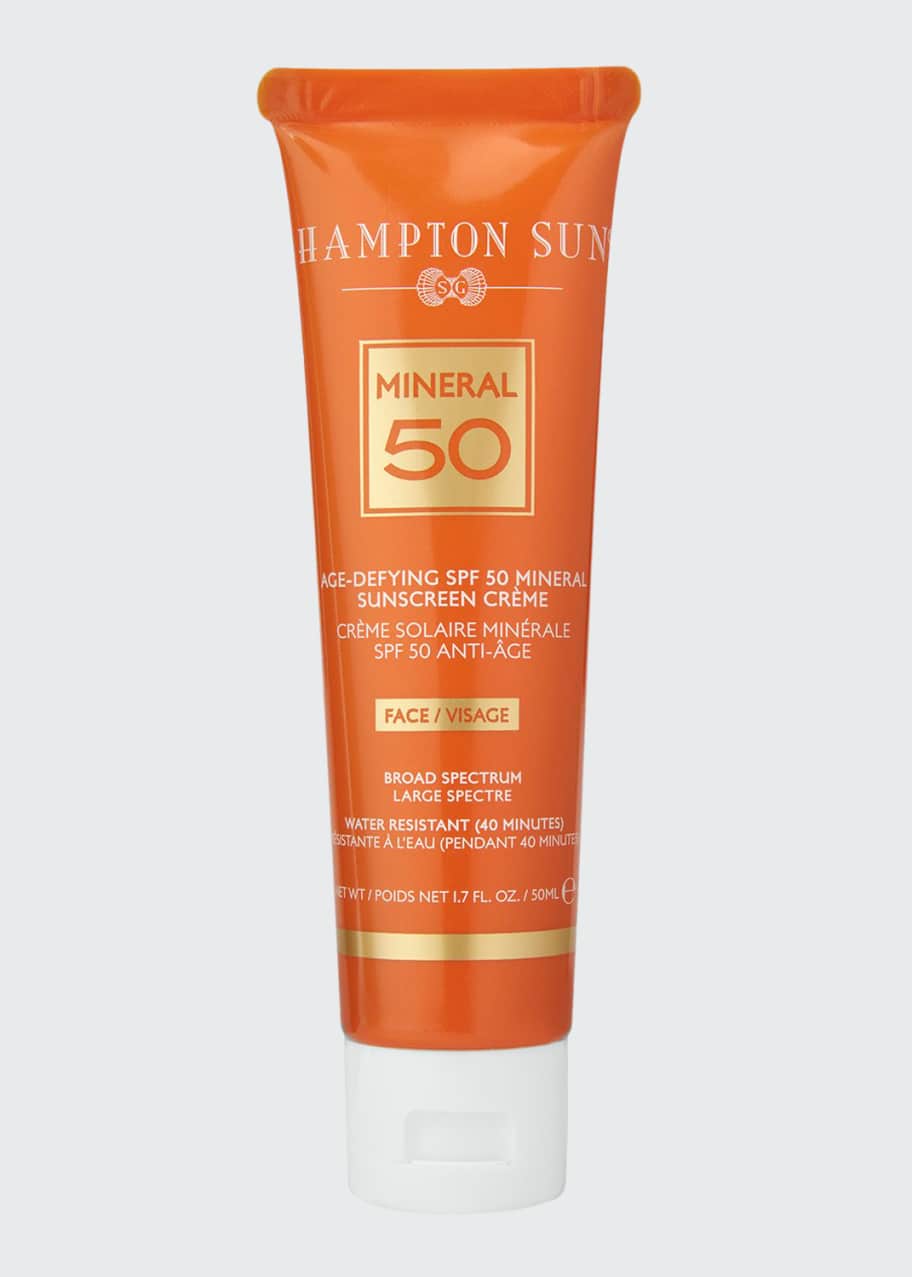 Image 1 of 1: Age-Defying Mineral Crème Sunscreen for FACE SPF 50